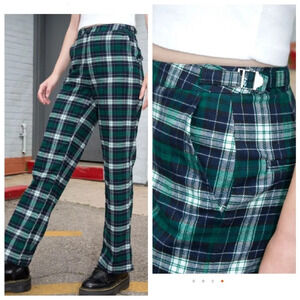 Brandy Melville John Galt Valentina plaid soft pants